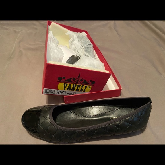 Vaneli Shoes - VAN ELI Serene Black Napa/PT 10M